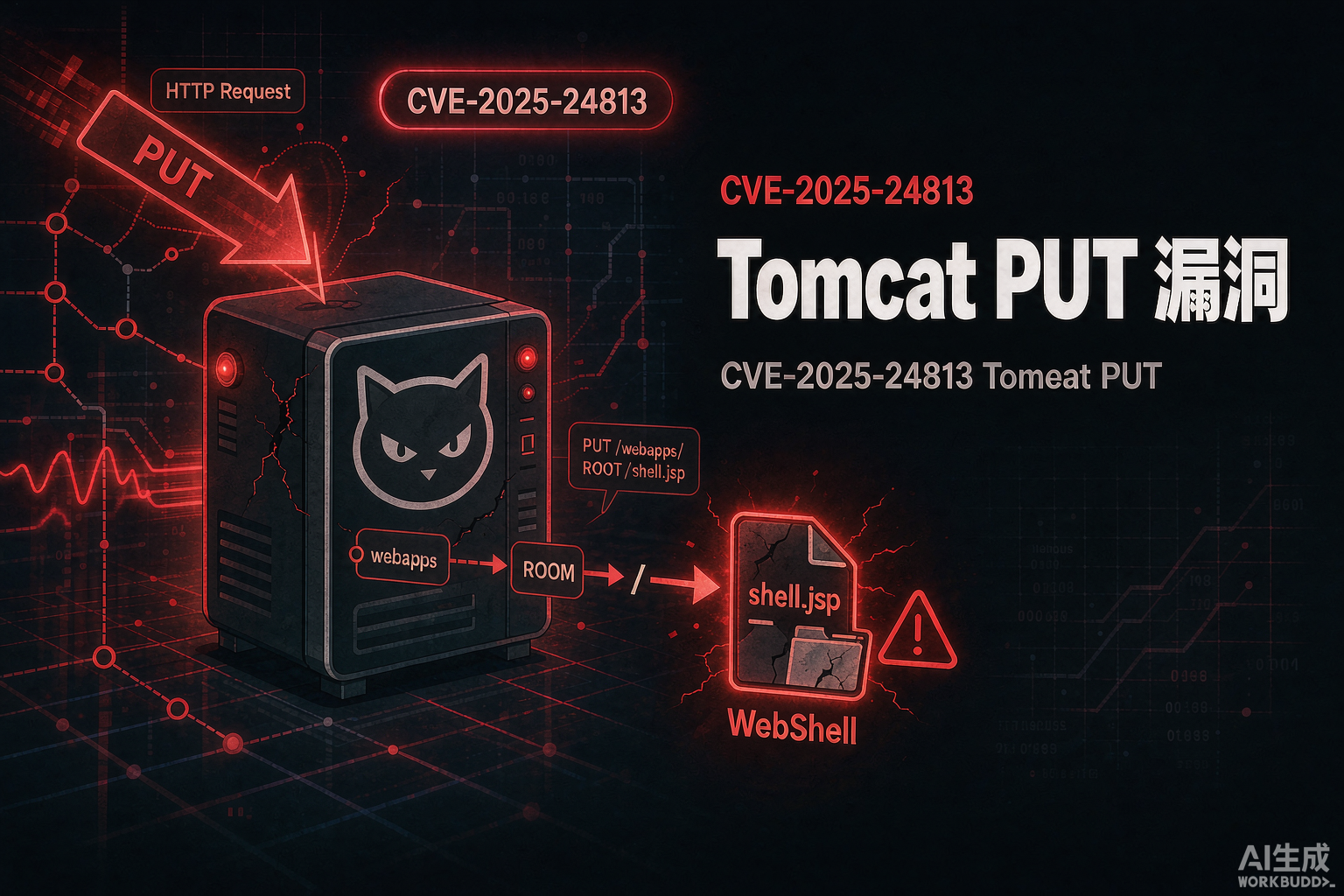 CVE-2025-24813 Tomcat PUT漏洞POC——反序列化RCE的完整利用链