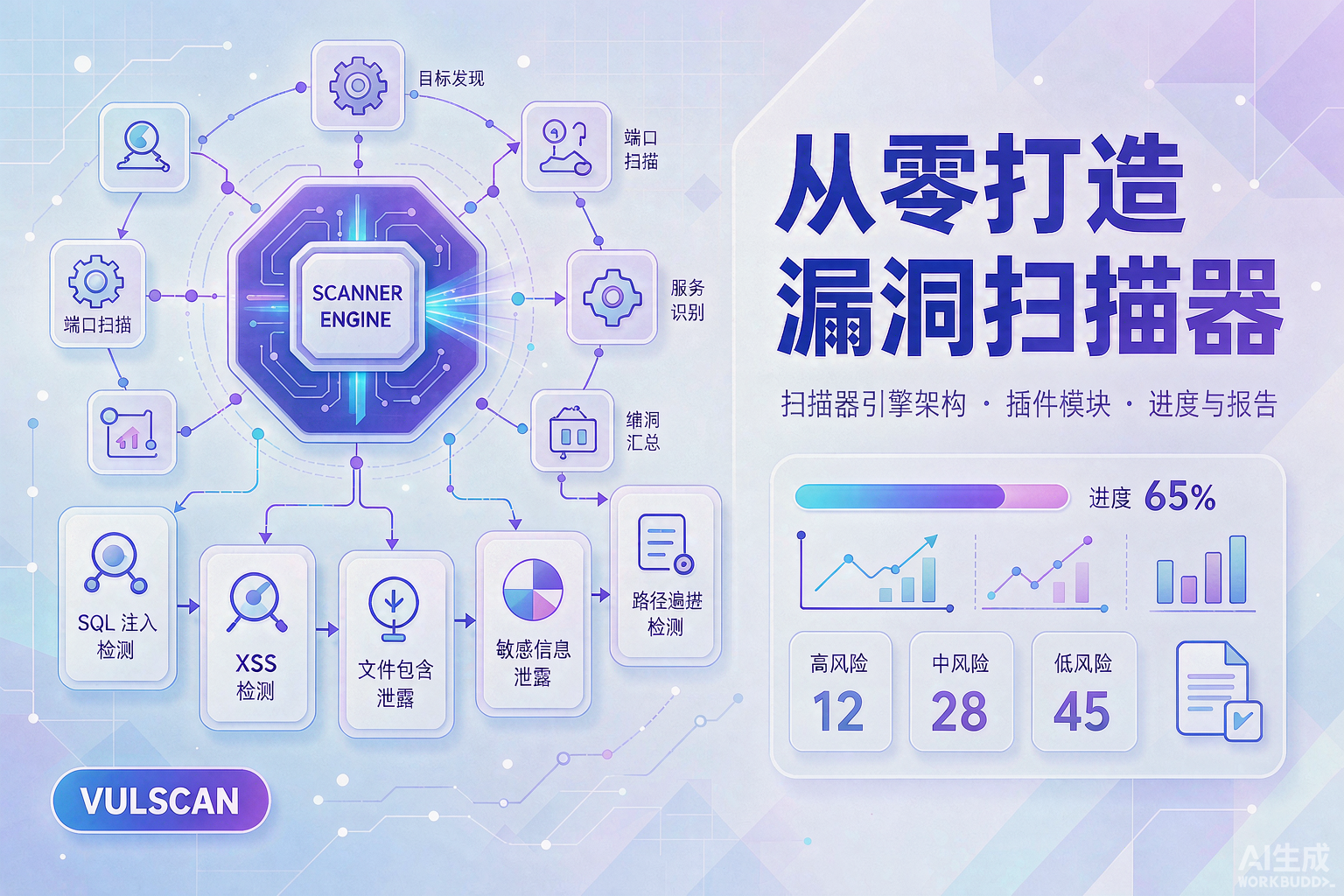 从零打造漏洞扫描器：端口扫描 + Web 检测 + 报告生成