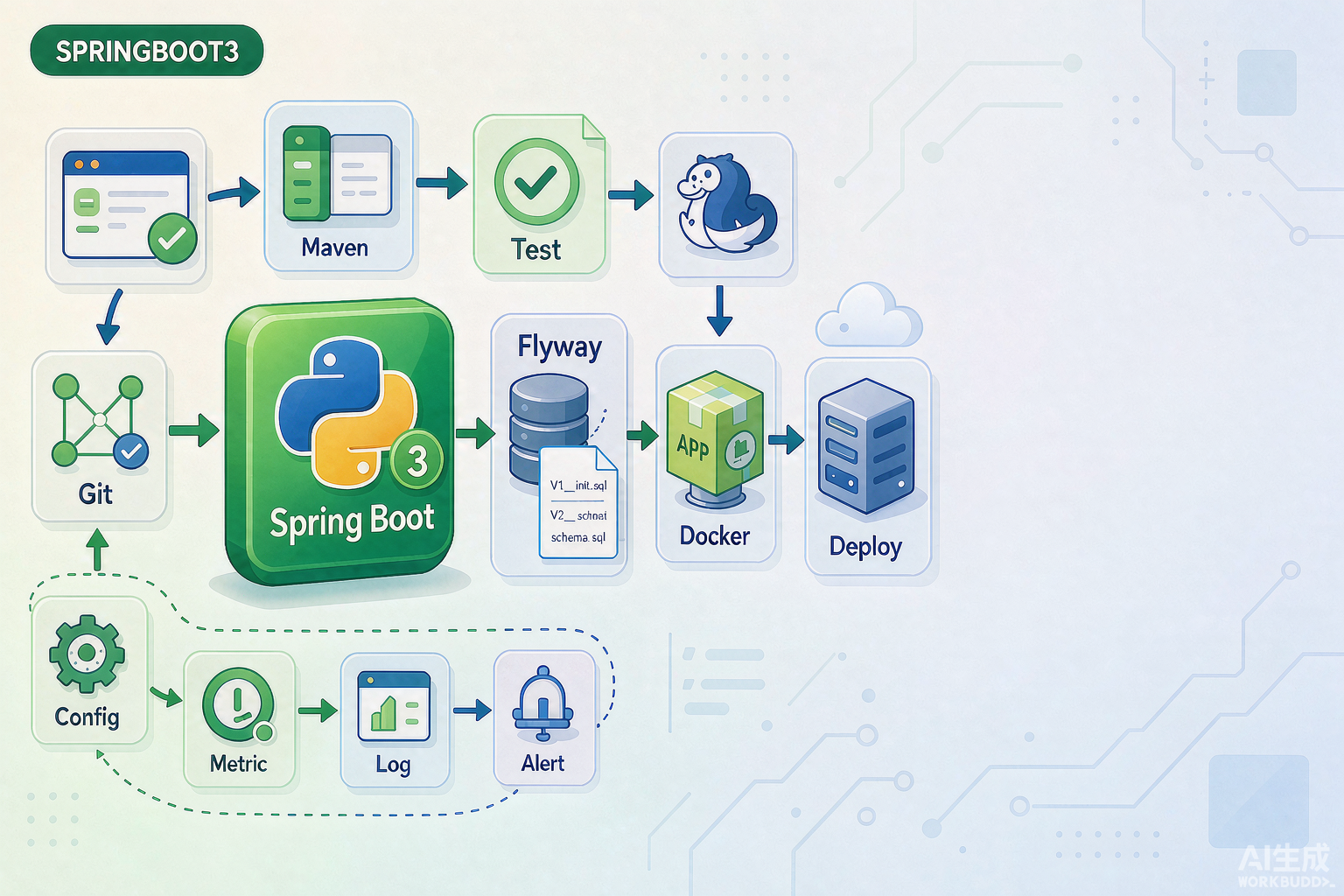 Spring Boot 3 工程化实战：从数据库迁移到 Docker 部署