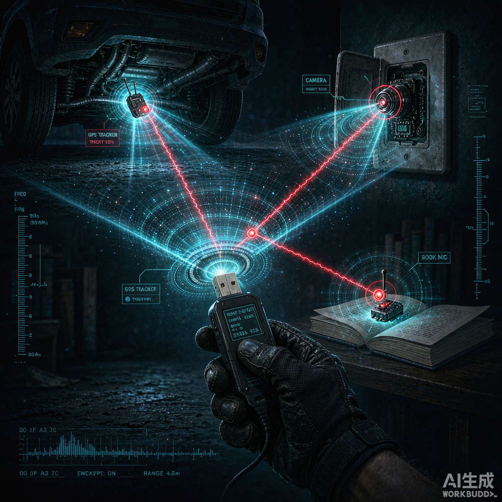 你的车里藏着"眼睛"：电磁反侦察——用 SDR 揪出身边的 GPS 定位器、窃听器与偷拍镜头